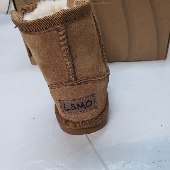 Kids chestnut boots stain and water resistance size 5-10C - Picture 3 of 8